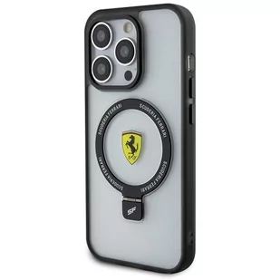 Ferrari FEHMP15LUSCAH iPhone 15 Pro 6.1" transparent hardcase Ring Stand 2023 Collection MagSafe - Etui i futerały do telefonów - miniaturka - grafika 2