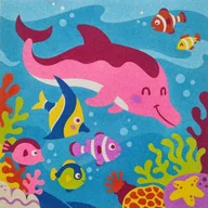 Zabawki kreatywne - Piaskowe obrazki 30x30 cm Podwodny Skarb - miniaturka - grafika 1