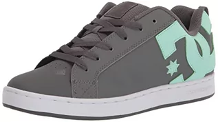 Koszulki i topy damskie - DC Damskie buty Court Graffik Low Top Casual Skate, szary zielony, 42 EU - grafika 1