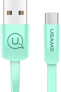 Kabel USB-A - USB-C 1,2 m 2 A USAMS zielony - Kable USB - miniaturka - grafika 1