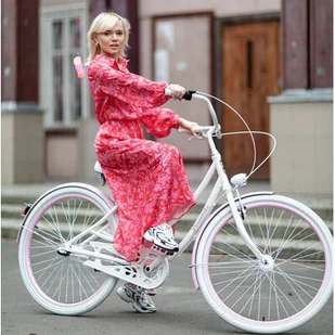 Plumbike Donatella Chica 3B 28 cali Biały - Rowery - miniaturka - grafika 1