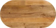 Stoły - vidaXL Blat stołu, 110x50x3,8 cm, owalny, lite drewno mango - miniaturka - grafika 1