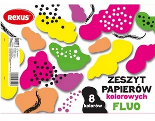 Nieprzypisany Wycinanka kredowa fluo A5/8k BENI251 - Zabawki kreatywne - miniaturka - grafika 1