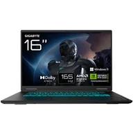 Laptopy - GIGABYTE GAMING A16 3WHK3DE894SH AMD Ryzen™ 7 260 (16") WUXGA 16 GB DDR5-SDRAM 1 TB SSD NVIDIA GeForce RTX 5070 Wi-Fi 6E (802.11ax) Windows 11 Home Czarny - miniaturka - grafika 1