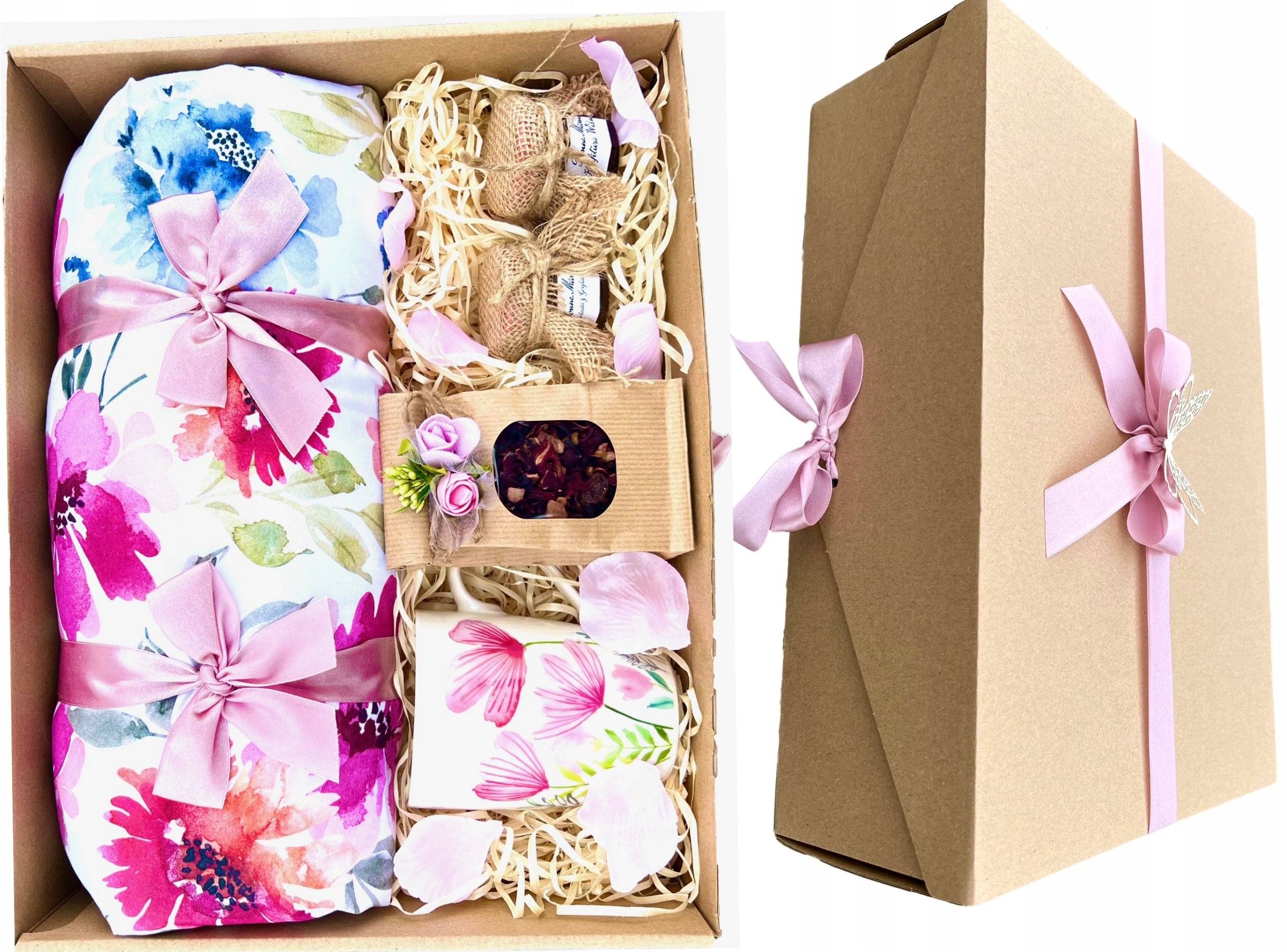 na Wielkanoc Zestaw Poduszka Kubek Herbata wielkanocny miód