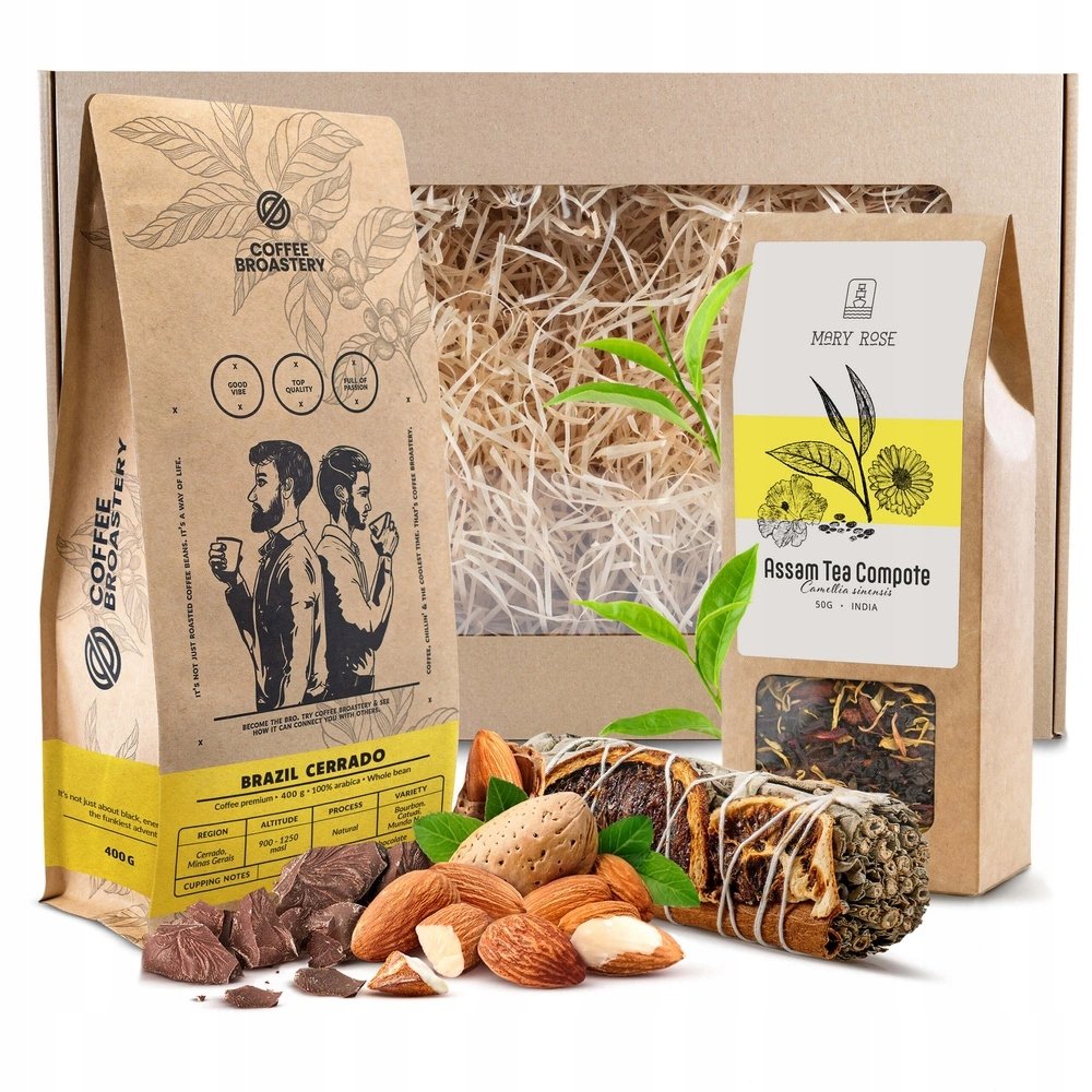 Ezoteryczny Zestaw prezentowy Kawa ziarnista Coffee Broastery Cerrado 400g