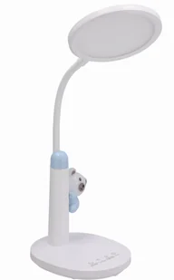 Dziecięca biała lampka z misiem - Zemo - Lampy stojące - miniaturka - grafika 1