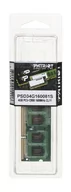 Pamięci RAM - Patriot DDR3 4GB 1600MHZ SIGNATURE SODIMM CL11 - miniaturka - grafika 1