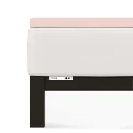 Prześcieradła - Prześcieradło Topper Schlafgut 90 x 190cm -100 x 220cm Purple Light 334 - miniaturka - grafika 1