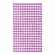 Dekoratorstwo - Kryształki samoprzylepne 6 mm Pink GRKR-052 DP CRAFT - miniaturka - grafika 1