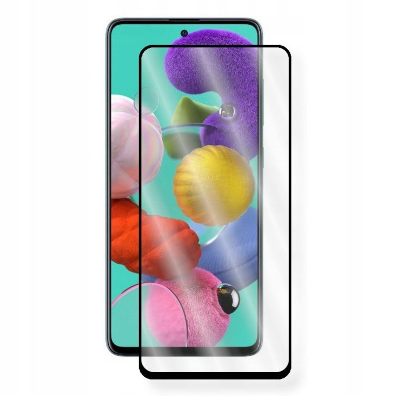 Szkło 9H Full 6D Cf Do Samsung M31S Czarne Szkiełko Ochronne Szybka Hartowana Na Ekran