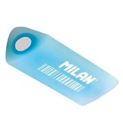 Gumki biurowe - Milan 600303 gumka neon niebieska przeźroczysta 600303 - miniaturka - grafika 1