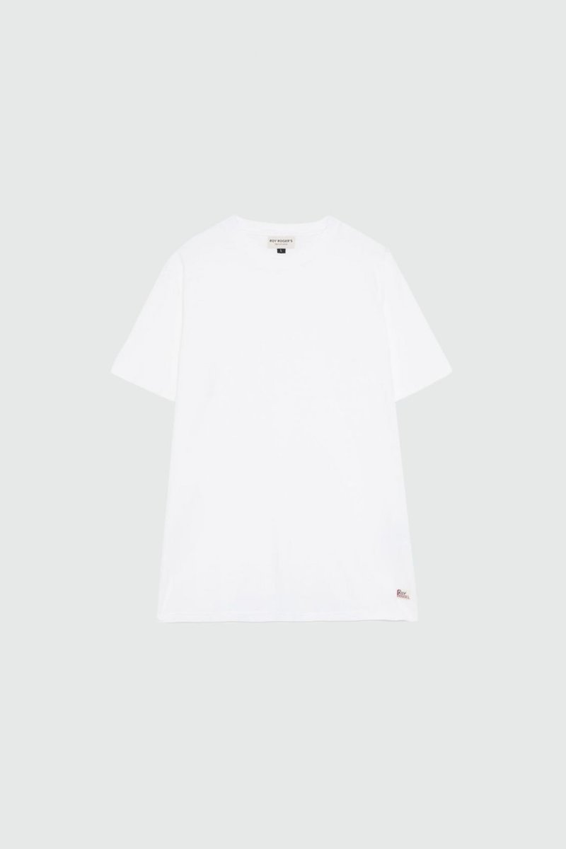 t-shirt uomo roy roger's jersey sw rr090049 c7480111 c0014 optic thite