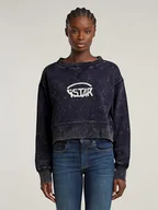 Bluzy damskie - G-Star Bluza w kolorze granatowym - miniaturka - grafika 1