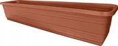 Donice - Skrzynka balkonowa BONA 80 ceglasty Lamela - miniaturka - grafika 1