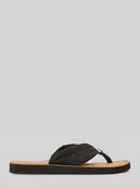 Klapki i japonki damskie - Japonki z aplikacją z logo - miniaturka - grafika 1