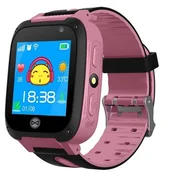 Smartwatch - Forever Phone Me KW-55 Różowy - miniaturka - grafika 1