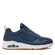 Sneakersy męskie - Sneakersy Skechers Fastime 237016/NVY Granatowy - miniaturka - grafika 1