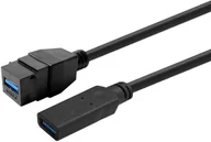 Adaptery i przejściówki - Vivolink Keystone Juodas USB3,0 A-Female to USB3,0 A-Male - miniaturka - grafika 1