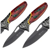 Noże - NÓŻ SKŁADANY MYŚLIWSKI TAKTYCZNY FINKA BUSHCRAFT 20cm - miniaturka - grafika 1