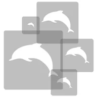 Szablony malarskie - nakleo szablon malarski wielokrotny dla dzieci (5 szt.) // DELFINKI SZA-DZI-005 - miniaturka - grafika 1