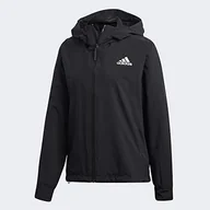 Kurtki damskie - Adidas damska kurtka sportowa W BSC 3S R.RDY czarna, M - miniaturka - grafika 1