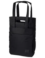 Torebki damskie - Jack Wolfskin Unisex Piccadilly Tote Bag, Ultra Czarny - miniaturka - grafika 1