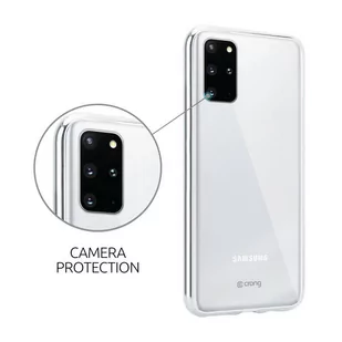 Crong Crystal Slim Cover - Etui Samsung Galaxy S20+ (przezroczysty) - Etui i futerały do telefonów - miniaturka - grafika 2