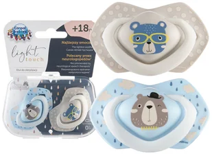CANPOL BABIES SMOCZEK SYMETRYCZNY BONJOUR PARIS +18m - Smoczki uspokajające - miniaturka - grafika 1