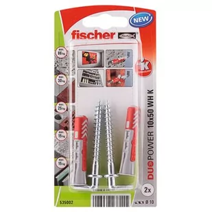 Fischer Kołek uniwersalny z hakiem prostym DP 10 x 50 mm 2 szt. - Kołki - miniaturka - grafika 2