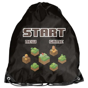 PASO Worek Na Buty Sportowy Gimnastyczny Minecraft - Worki na buty - miniaturka - grafika 1