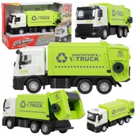 Zabawki interaktywne dla dzieci - Śmieciarka Samochód Interaktywny Zbieranie Śmieci Zabawka Edukacyjna - miniaturka - grafika 1