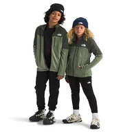 Kurtki i płaszcze dla chłopców - The North Face Dzieci Hike Midlayer Fz Kurtka Bark Mist/New Taupe Gre 12 lat - miniaturka - grafika 1