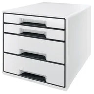 Półki na dokumenty - Leitz INNY Pojemnik Z Szufladami Wow Cube Czarny 135L362 4002432115471 - miniaturka - grafika 1