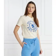 Koszulki i topy damskie - Tommy Hilfiger T-shirt REG CREST C-NK TEE SS | Regular Fit - miniaturka - grafika 1