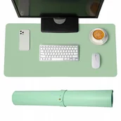 Podkładki na biurko - WODOODPORNA PRAKTYCZNA DUŻA PODKŁADKA MATA OCHRONNA BIURKO SKÓRA 90x40cm - miniaturka - grafika 1