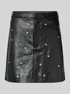 Spódnice - Spódnica mini z imitacji skóry model ‘Altari’ - miniaturka - grafika 1