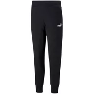 Spodnie damskie - Spodnie Damskie Puma Ess Sweatpants Fl Czarne 586839 01-S - miniaturka - grafika 1