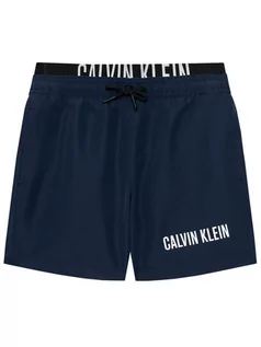 Kąpielówki dla chłopców - Calvin Klein Swimwear Szorty kąpielowe Intense Power B70B700302 Granatowy Regular Fit - grafika 1