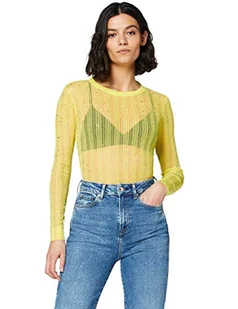 Pepe Jeans Damska bluzka Katie, Żółty (031lemon 031), L - Bluzki damskie - miniaturka - grafika 1