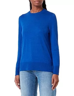 Bluzy damskie - BOSS Damska bluza z dzianiny, Open Blue, M - grafika 1