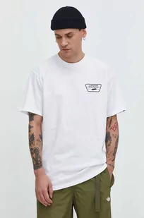 Vans t-shirt bawełniany męski kolor biały z nadrukiem - Koszulki męskie - miniaturka - grafika 1