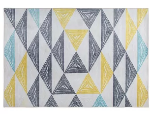 Beliani Dywan 160 x 230 cm wielokolorowy KALEN - Dywany - miniaturka - grafika 1