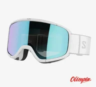 Gogle narciarskie - Gogle narciarskie Salomon Aksium 2.0 white 2023/2024 - miniaturka - grafika 1