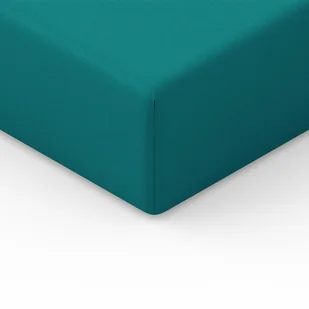 Spod Igły i Nitki Prześcieradło Jersey z gumką 160x200 cm zielone turkusowe - Prześcieradła - miniaturka - grafika 1