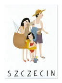 Kartki okolicznościowe i zaproszenia - Pocztówka. Szczecin 105X145 Mm. Sylver Rocket Studio - miniaturka - grafika 1
