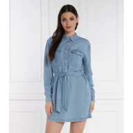 Sukienki - Pepe Jeans London Sukienka z paskiem ERINE - miniaturka - grafika 1