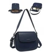 Torebki damskie - Praktyczna Torebka Torba Damska Listonoszka LUIGISANTO HS0414-1 Blue - miniaturka - grafika 1