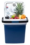 Lodówki turystyczne - Przenośna lodówka turystyczna USB 29l niebieska z wyświetlaczem z wkładem chłodzącym - miniaturka - grafika 1