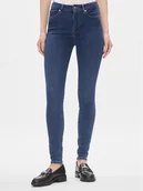 Spodnie damskie - Tommy Hilfiger Jeansy Harlem WW0WW40647 Granatowy Skinny Fit - miniaturka - grafika 1